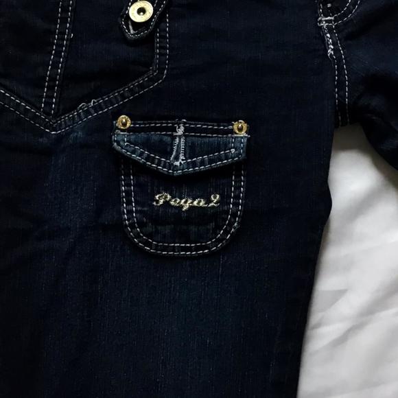 🔴𝗕𝗢𝗚𝗢🔴womens jeans pega 2 size 13 blue wash - Picture 1 of 16